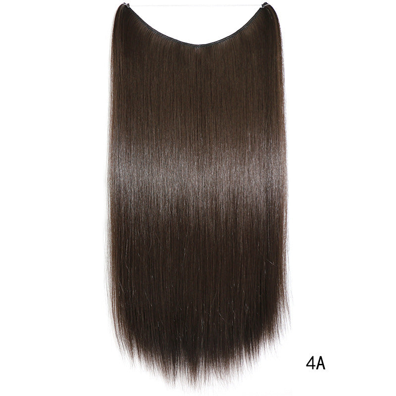 22-Inch Invisible Wire Hair Extension – Silky Straight Synthetic