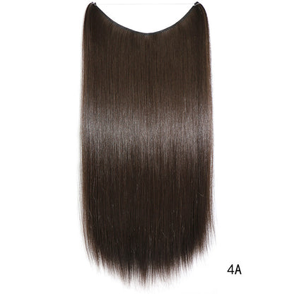 22-Inch Invisible Wire Hair Extension – Silky Straight Synthetic
