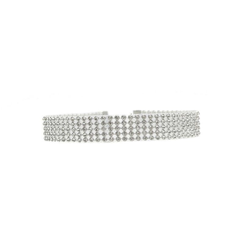 Women’s Crystal Rhinestone Choker Necklace – Wedding Jewelry