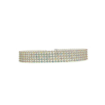 Women’s Crystal Rhinestone Choker Necklace – Wedding Jewelry