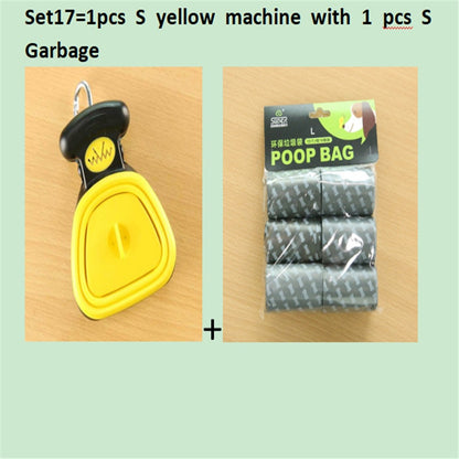 Foldable Dog Pooper Scooper – Travel Pet Waste Picker with Bags