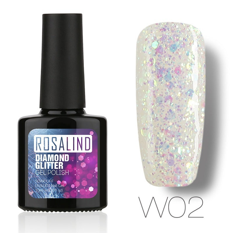 Diamond Nail Gel – Shiny Long-Lasting Gel Polish for Sparkling Nail Art