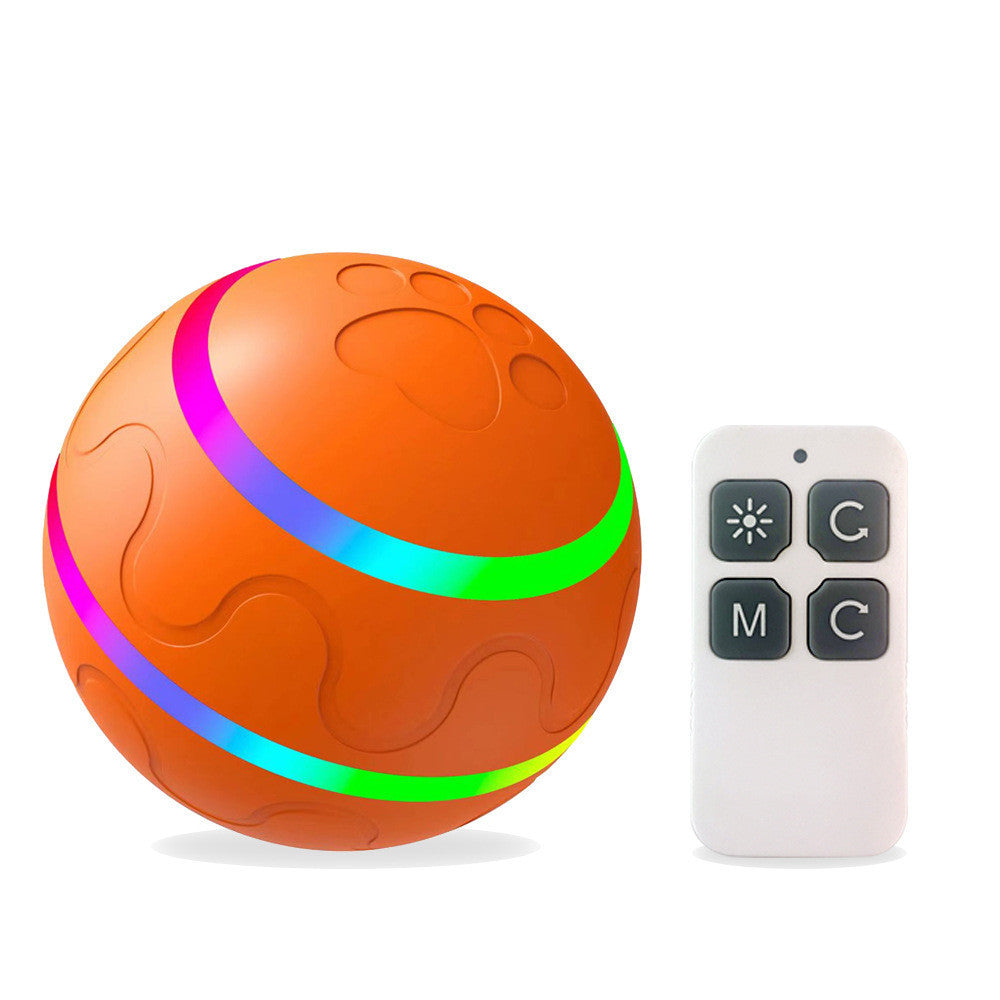 Smart Interactive Cat Toy – USB Rechargeable Self-Rotating Ball