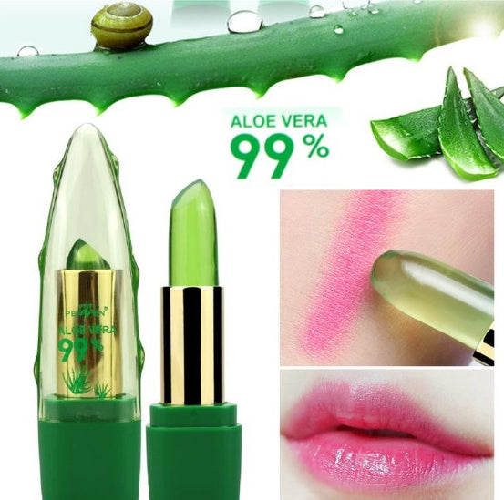 Aloe Vera Color Changing Lip Balm – Moisturizing Lip Care Gloss