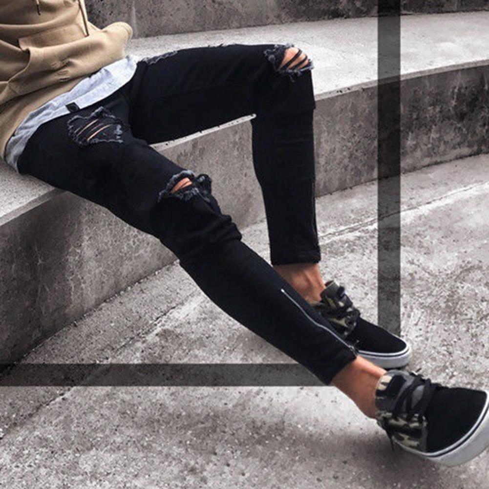 Men’s Ripped Basic Jeans