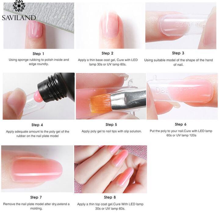 15g Colored Crystal Nail Extension Gel – Durable Builder Glue for DIY Manicure