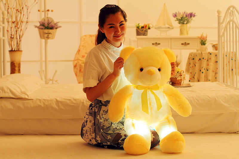 LED Teddy Bear Plush – Glowing Stuffed Toy & Kids Gift