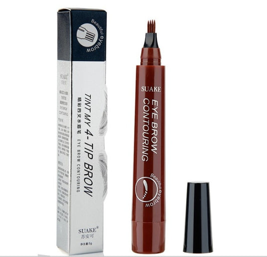 4-Head Eyebrow Pencil – Long-Lasting, Smudge-Proof Brow Pen