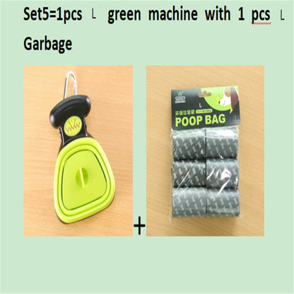 Foldable Dog Pooper Scooper – Travel Pet Waste Picker with Bags