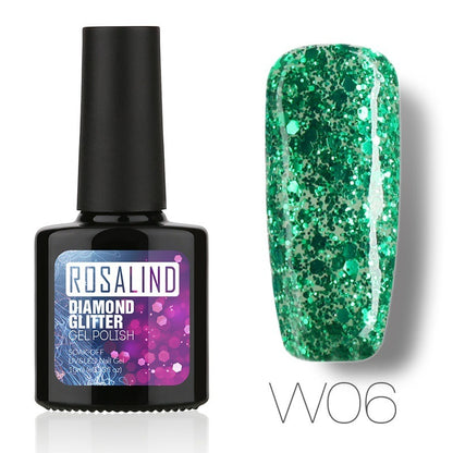 Diamond Nail Gel – Shiny Long-Lasting Gel Polish for Sparkling Nail Art