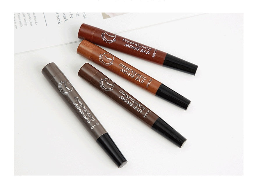 4-Head Eyebrow Pencil – Long-Lasting, Smudge-Proof Brow Pen