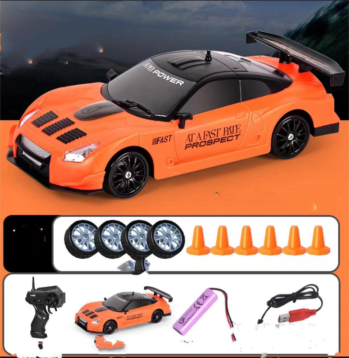 2.4G RC Drift Car – 4WD Remote Control Racing Car Toy