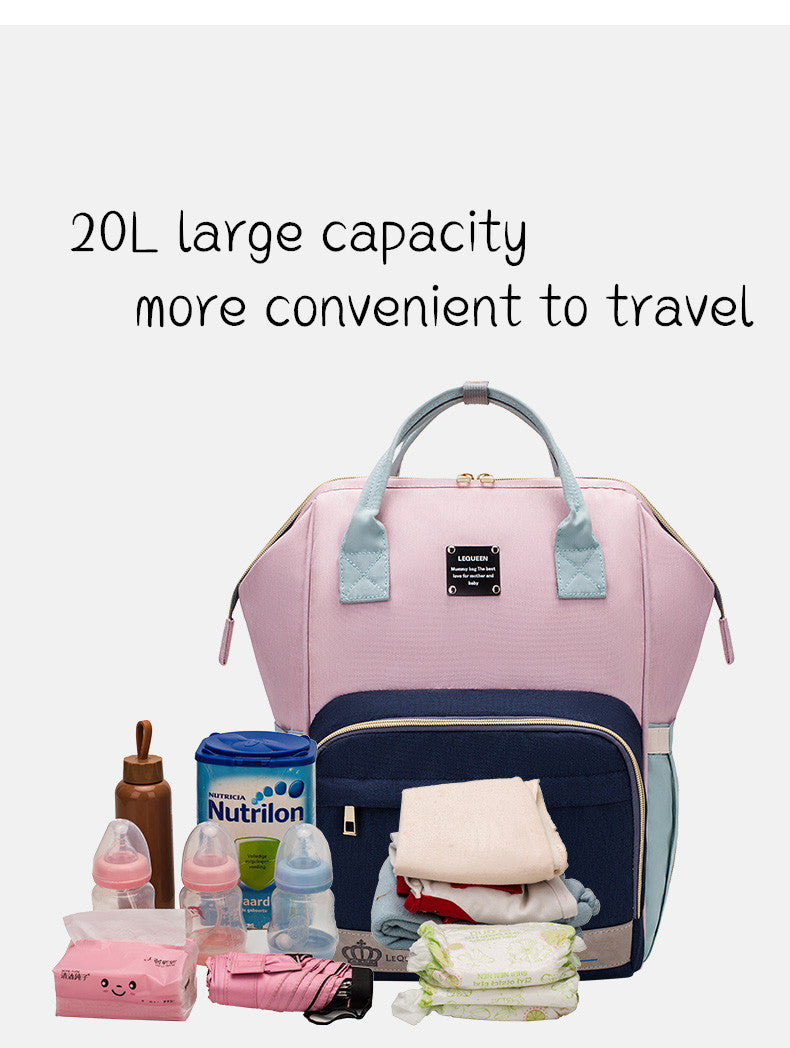 Mummy Maternity Diaper Bag – Large Capacity Baby Care Backpack