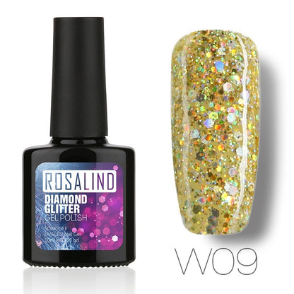 Diamond Nail Gel – Shiny Long-Lasting Gel Polish for Sparkling Nail Art
