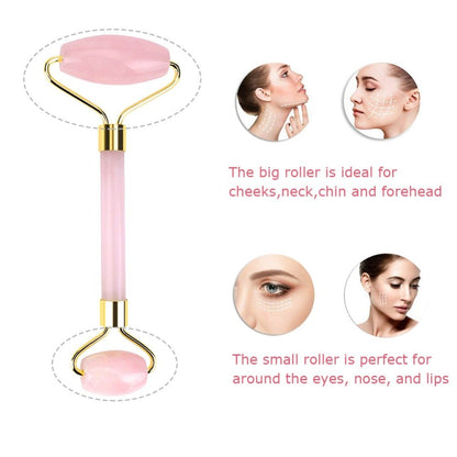 Jade Face Roller – Facial Massager for Tension Relief & Skin Care
