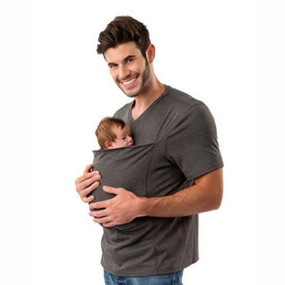 Mom & daddy Carrier Baby Tshirt Cloth