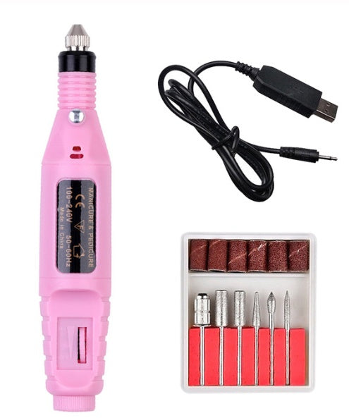 Electric Nail Polish Machine Pen – Professional Nail Art Drill Tool for Manicure & Pedicure