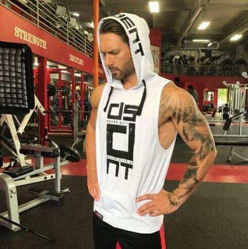 Men’s Summer Sleeveless Hoodie – Lightweight Casual Gym Top