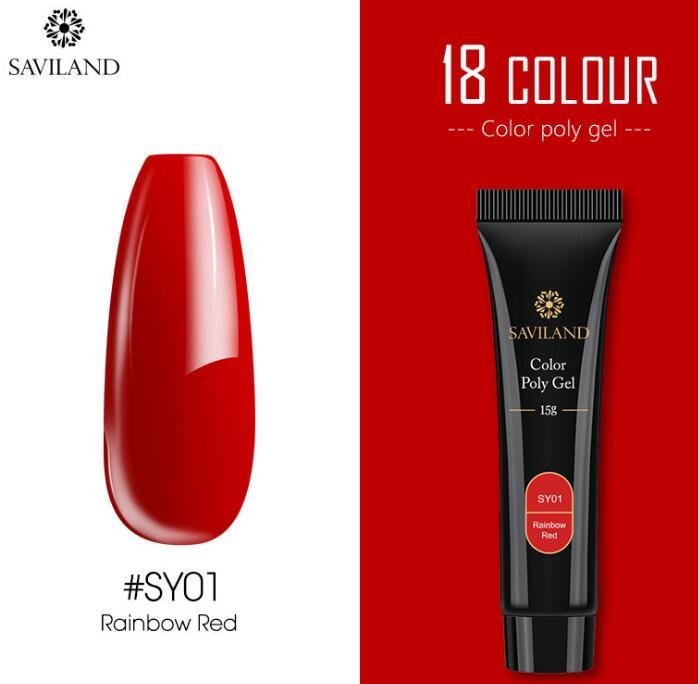 15g Colored Crystal Nail Extension Gel – Durable Builder Glue for DIY Manicure