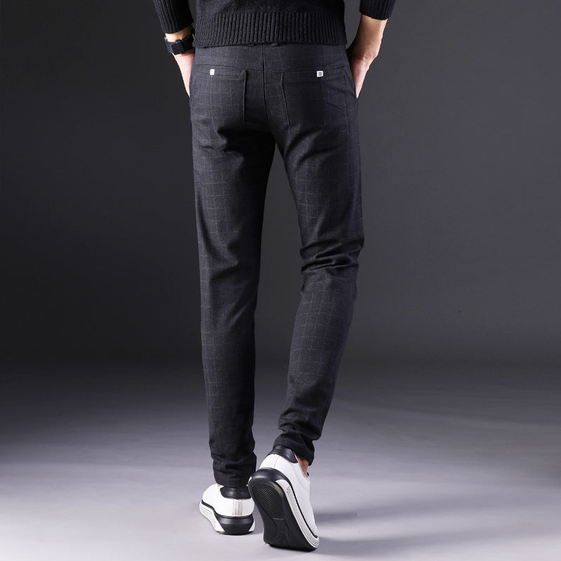 Men’s Slim Straight Trousers