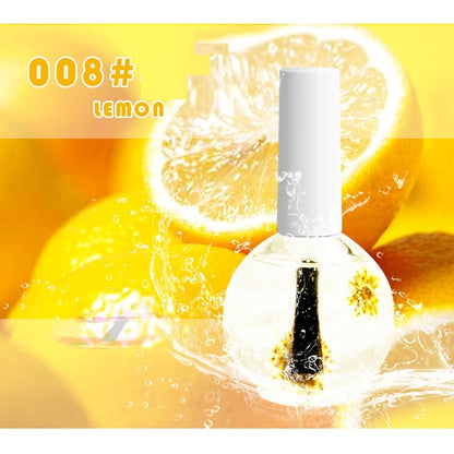 Nail Beauty Treatment Oil – Dried Flower Nutrition Base Coat & Moisturizing Nail Care Solution