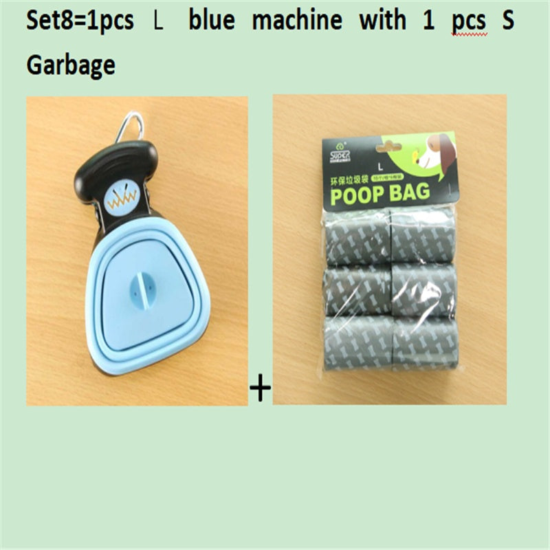Foldable Dog Pooper Scooper – Travel Pet Waste Picker with Bags