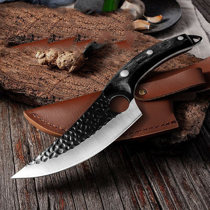 "Butcher Knife for Slaughter, Skinning, and Boning Meat – Ideal for Cutting Pigs"
