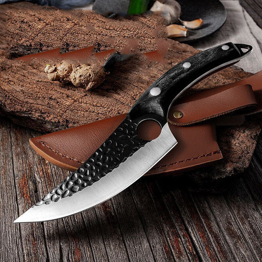"Butcher Knife for Slaughter, Skinning, and Boning Meat – Ideal for Cutting Pigs"