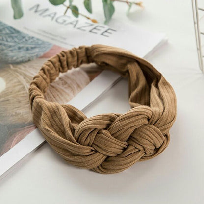 Knitted Chinese Knot Hair Band – Stylish Headband for Women