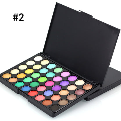 40 Color Waterproof Glitter Eyeshadow Palette