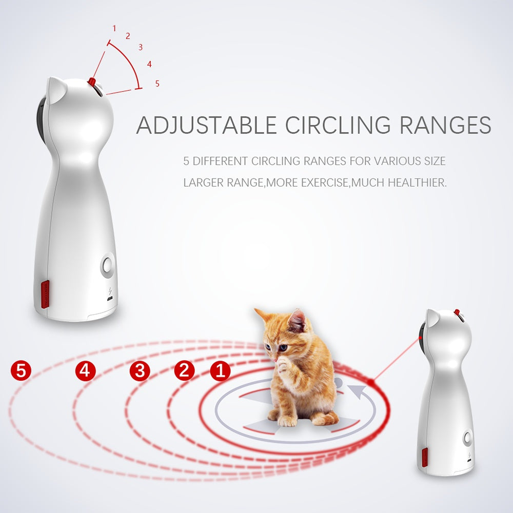 LED Laser Smart Cat Toy