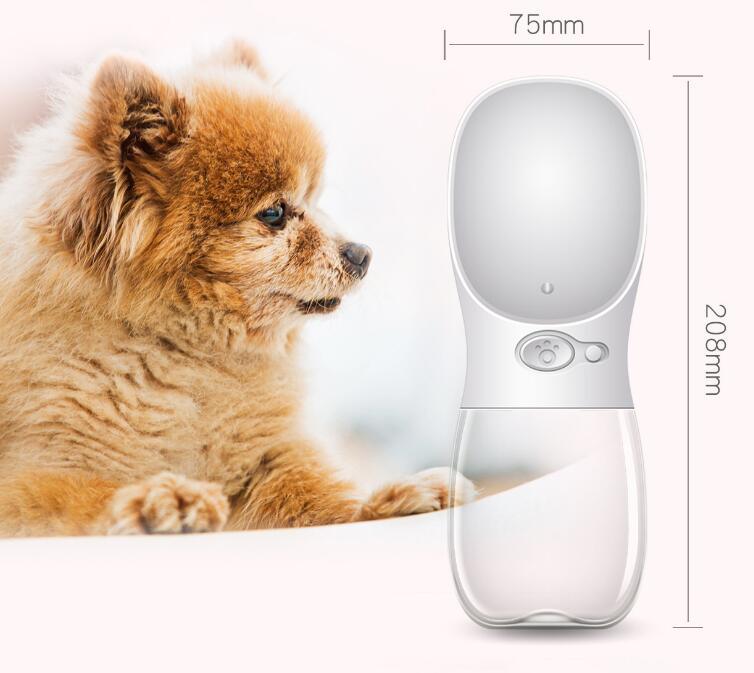 Portable Pet Water Bottle & Cup – Outdoor Travel Drinking Bottle for Dogs & Cats