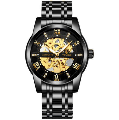Men’s Fashion Automatic Mechanical Hollow Watch – Waterproof Design