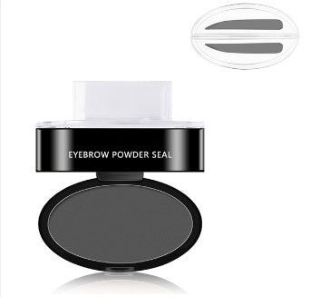 Eyebrow Powder Stamp & Stencil Kit Waterproof Makeup