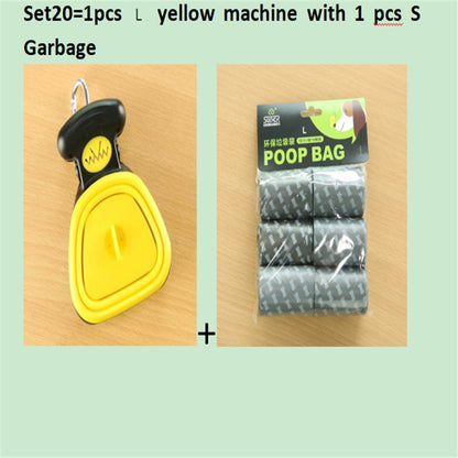 Foldable Dog Pooper Scooper – Travel Pet Waste Picker with Bags