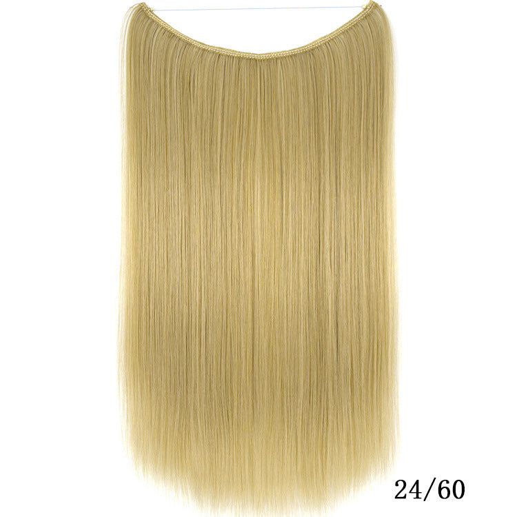 22-Inch Invisible Wire Hair Extension – Silky Straight Synthetic