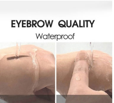 Eyebrow Powder Stamp & Stencil Kit Waterproof Makeup