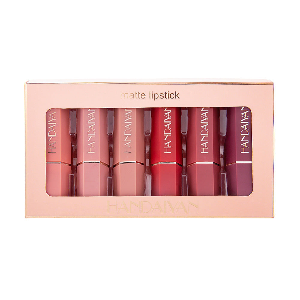 Matte Lipstick Gift Box Set – Non-stick & Long-lasting