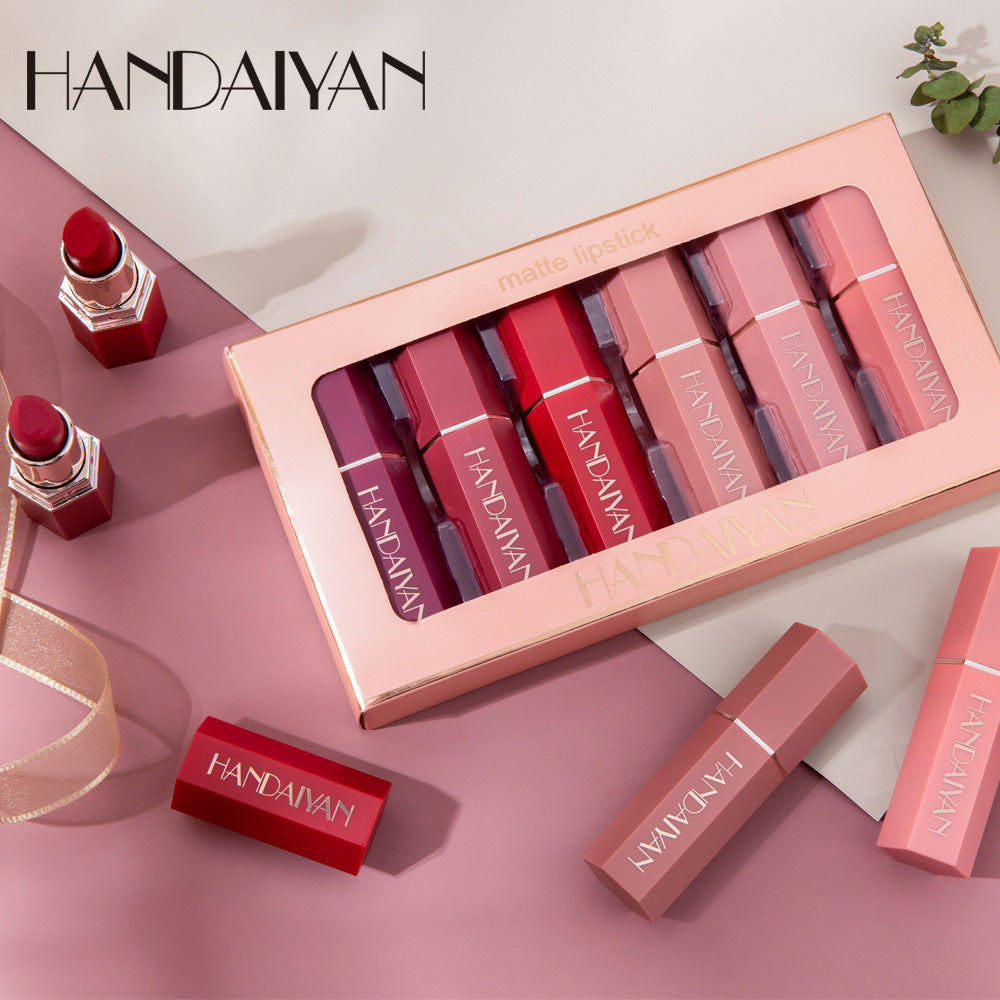 Matte Lipstick Gift Box Set – Non-stick & Long-lasting
