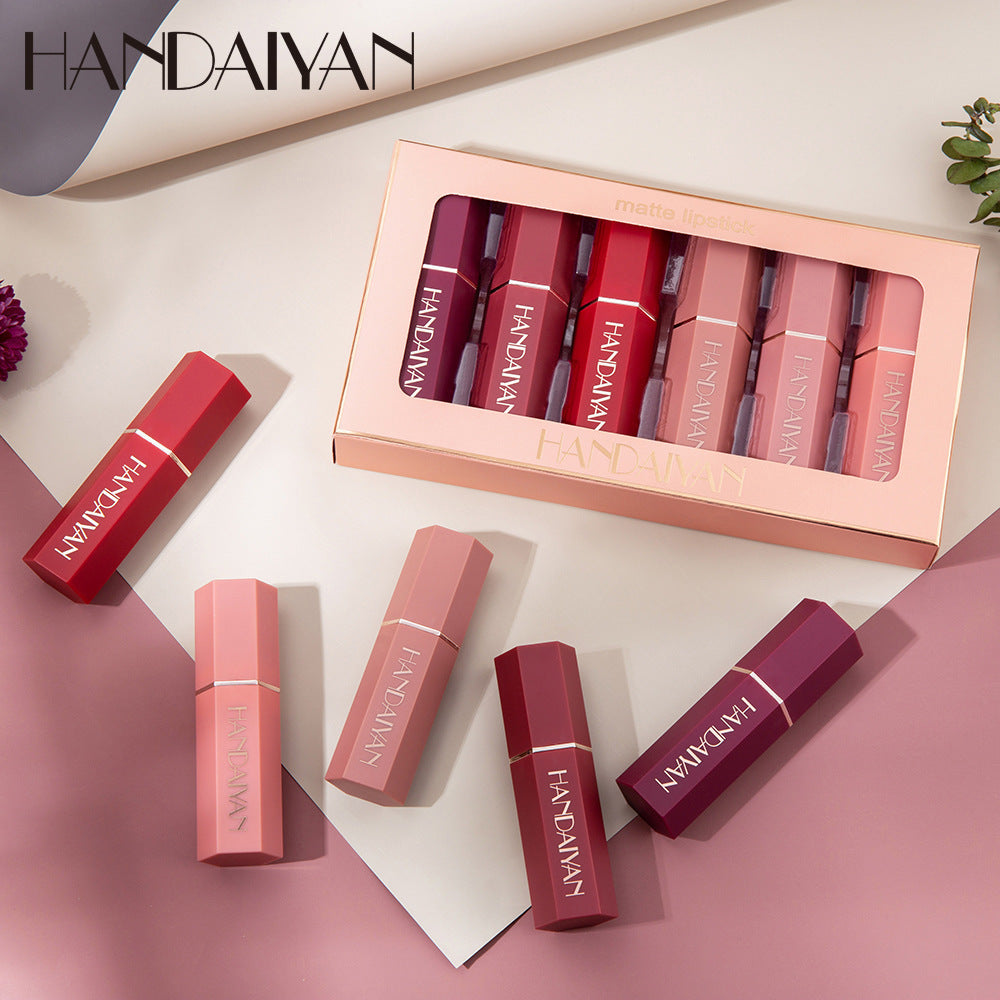 Matte Lipstick Gift Box Set – Non-stick & Long-lasting