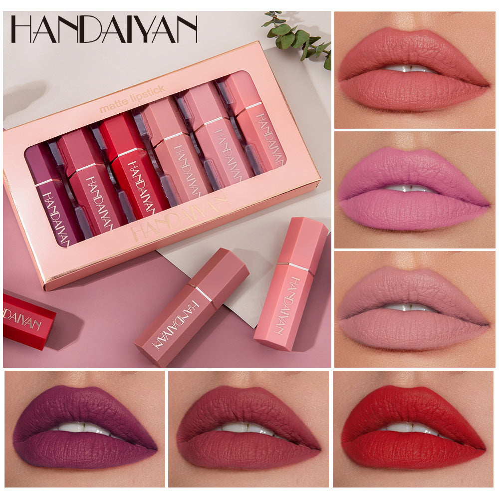 Matte Lipstick Gift Box Set – Non-stick & Long-lasting