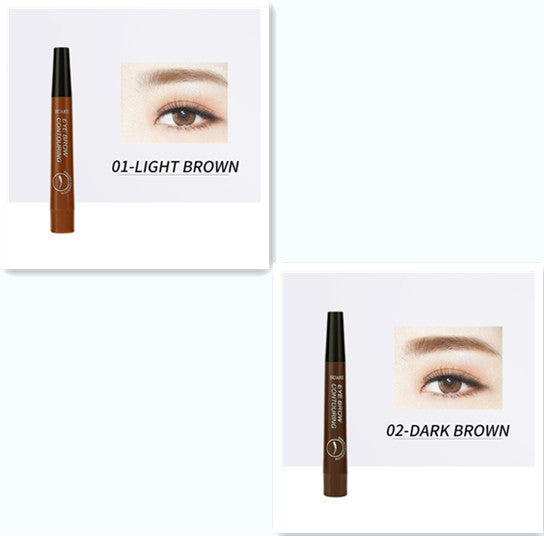 4-Head Eyebrow Pencil – Long-Lasting, Smudge-Proof Brow Pen