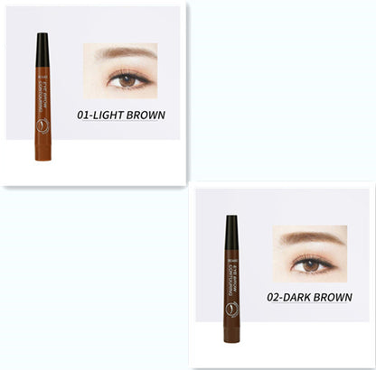 4-Head Eyebrow Pencil – Long-Lasting, Smudge-Proof Brow Pen