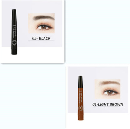 4-Head Eyebrow Pencil – Long-Lasting, Smudge-Proof Brow Pen