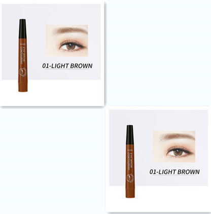 4-Head Eyebrow Pencil – Long-Lasting, Smudge-Proof Brow Pen