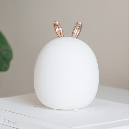 Cartoon Deer Night Light – USB Rechargeable LED Bunny Lamp for Kids & Baby Room