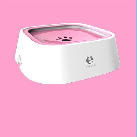 1.5L Cat & Dog Water Bowl – Anti-Overflow Slow Feeder & Floating Pet Fountain, ABS & PP Materials