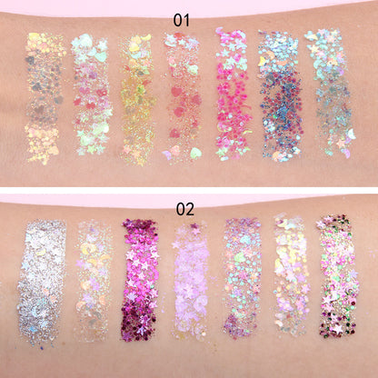 Face & Body Glitter Gel – Festival Shimmer Pigment
