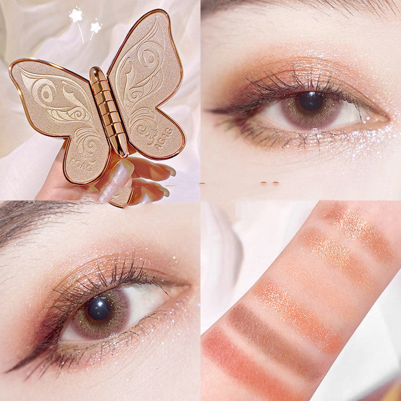 6-Color Eyeshadow Palette – Glitter & Matte Eye Makeup Kit