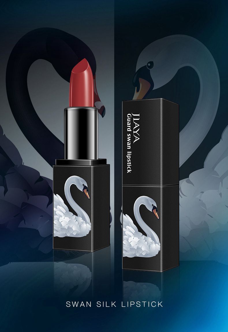 Black & White Swan Makeup Set – Cushion BB Cream, Powder & Lipstick